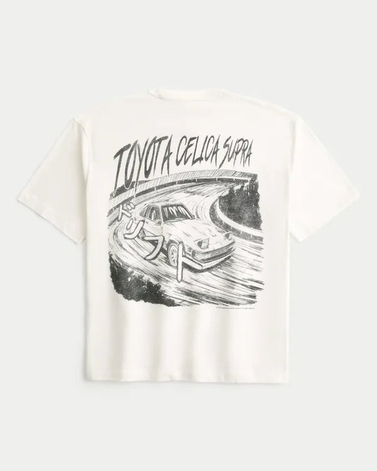 Boxy Toyota Celica Supra Graphic Tee