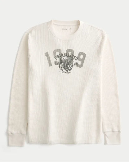 Long-Sleeve Thermal Dragon Graphic Tee