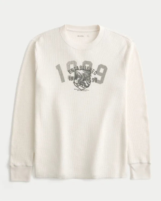 Long-Sleeve Thermal Dragon Graphic Tee