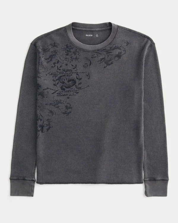Long-Sleeve Thermal Graphic Tee