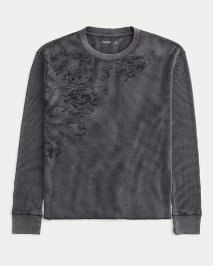 Long-Sleeve Thermal Graphic Tee