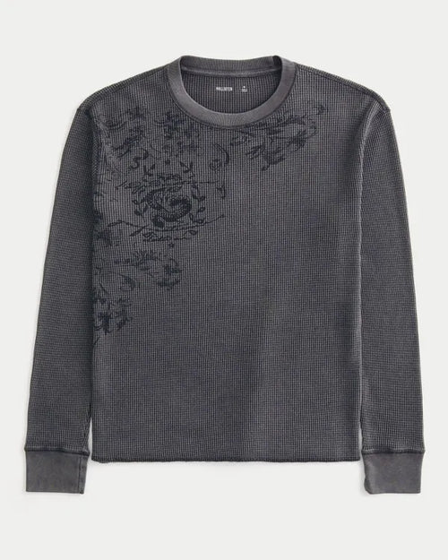 Long-Sleeve Thermal Graphic Tee