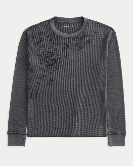 Long-Sleeve Thermal Graphic Tee