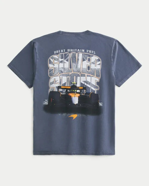 Boxy Cotton McLaren Racing Graphic Tee