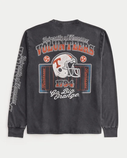 Relaxed Long-Sleeve University of Tennessee Volunteers Graphic Tee