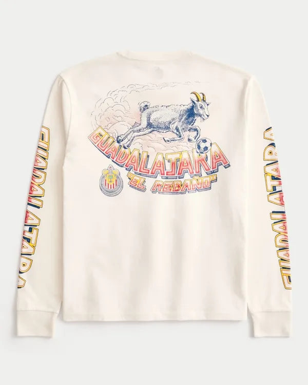 Long-Sleeve C.D. Guadalajara Graphic Tee