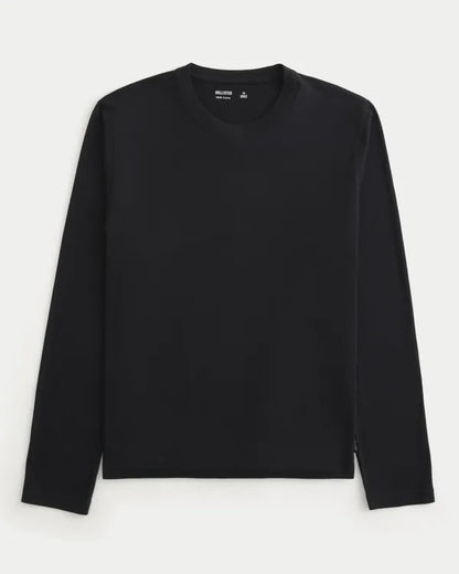 Long-Sleeve Cotton Layering T-Shirt
