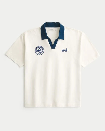 Boxy Athens Logo Graphic Polo