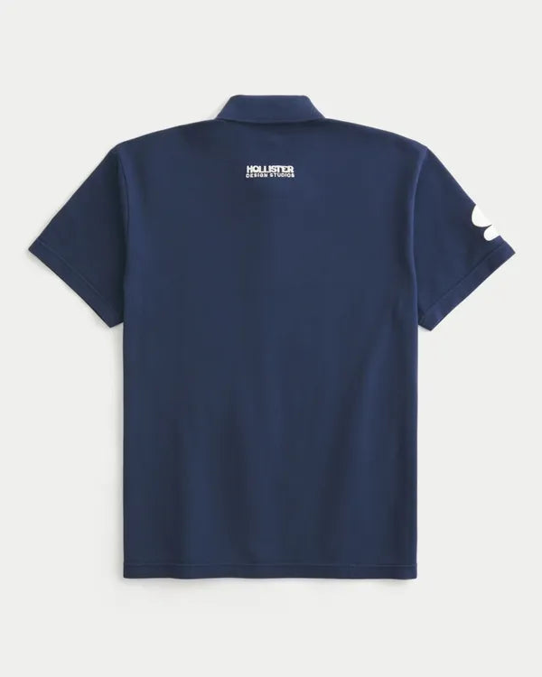 Relaxed Logo Graphic Polo