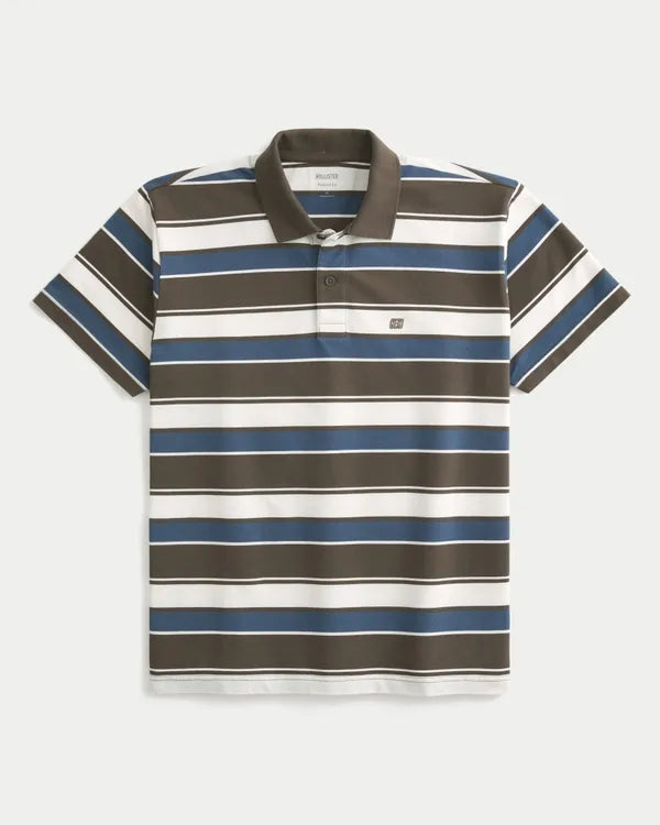 Relaxed Striped Polo