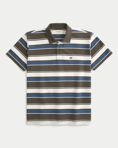 Relaxed Striped Polo