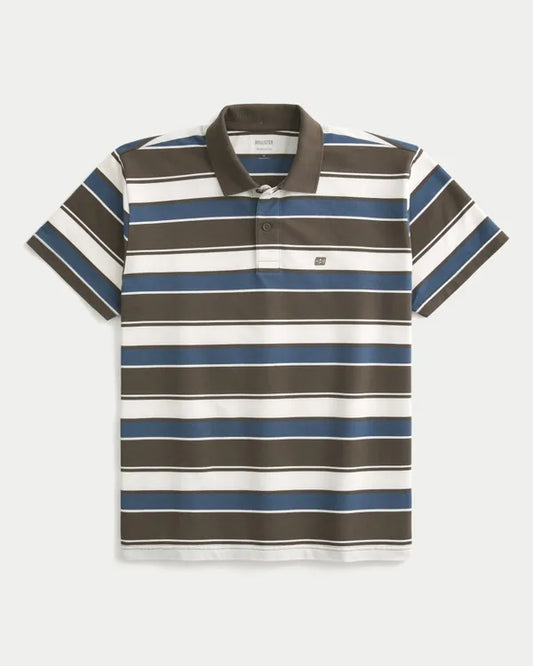 Relaxed Striped Polo