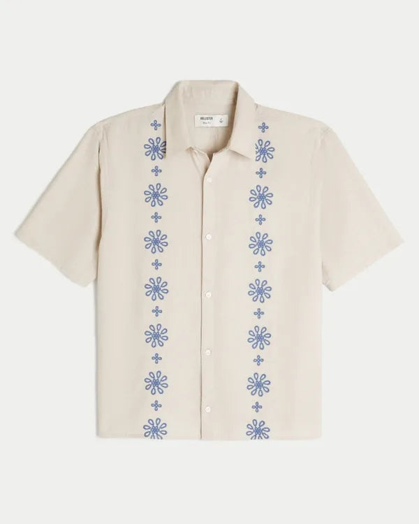 Boxy Embroidered Shirt