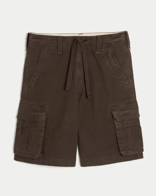 Low-Rise Baggy Cargo Shorts