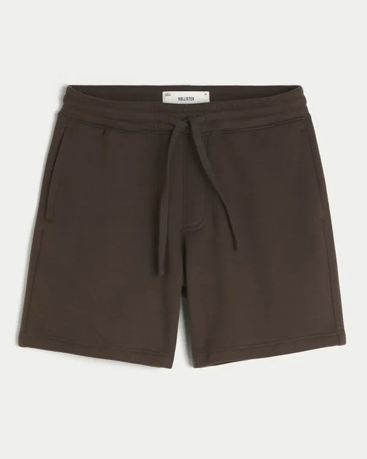 Hollister Feel Good Above-the-Knee Star Applique Baggy Fleece Shorts