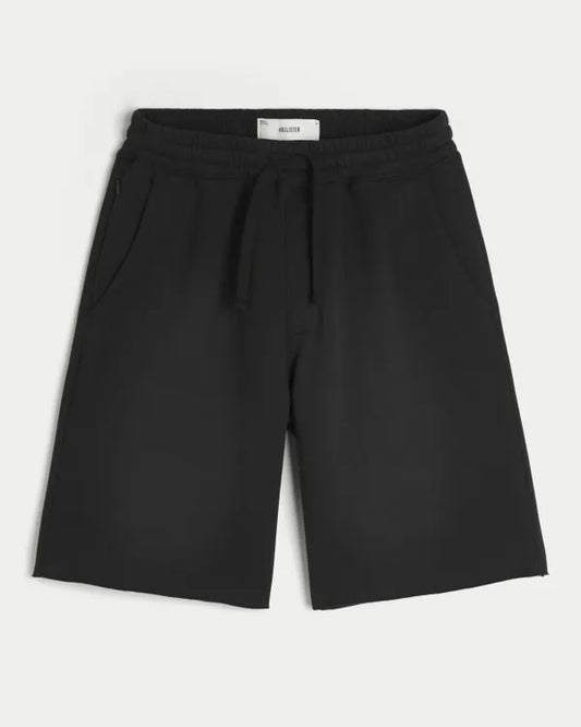 Hollister Feel Good Below-the-Knee Thigh Blast Baggy Fleece Shorts