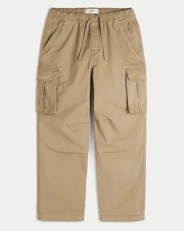 Baggy Pull-On Cargo Pants