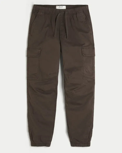 Twill Cargo Joggers