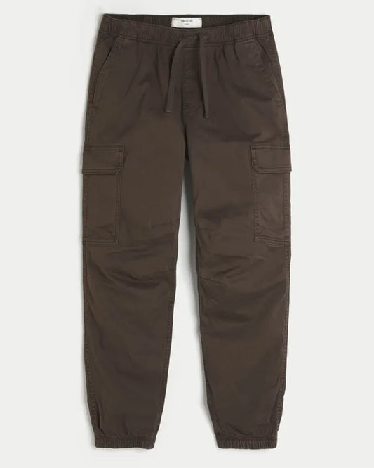 Twill Cargo Joggers