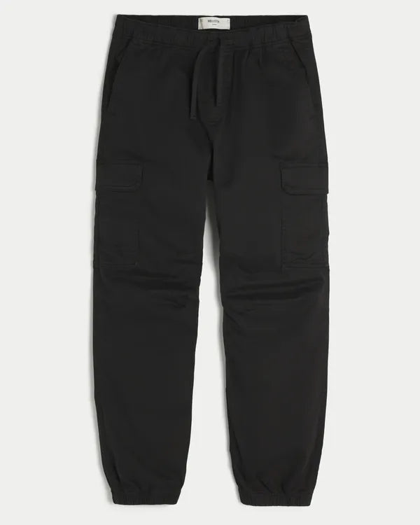 Twill Cargo Joggers