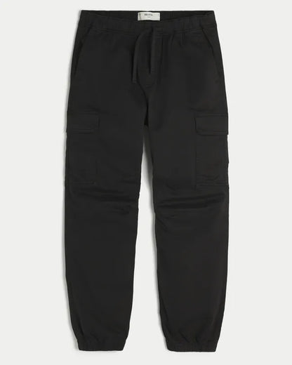 Twill Cargo Joggers