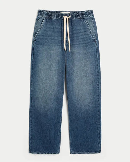 Baggy Pull-On Jeans