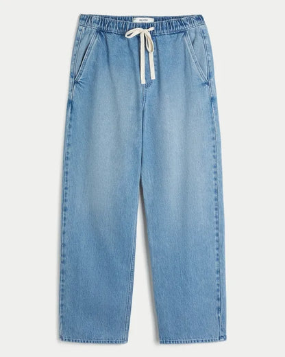 Baggy Pull-On Jeans