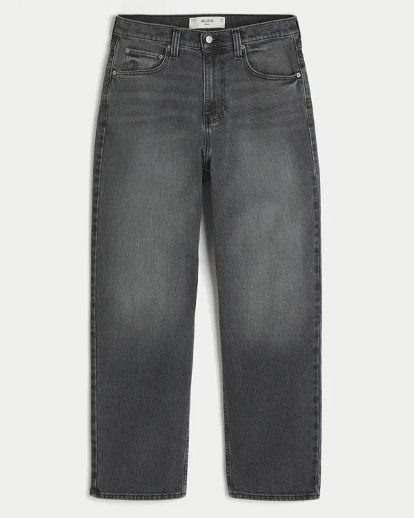 Heart Graphic Baggy Jeans