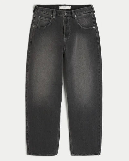 H Applique Skater Baggy Jeans