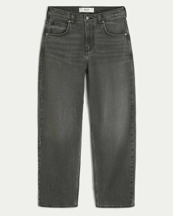 Spider Embroidery Skater Baggy Jeans