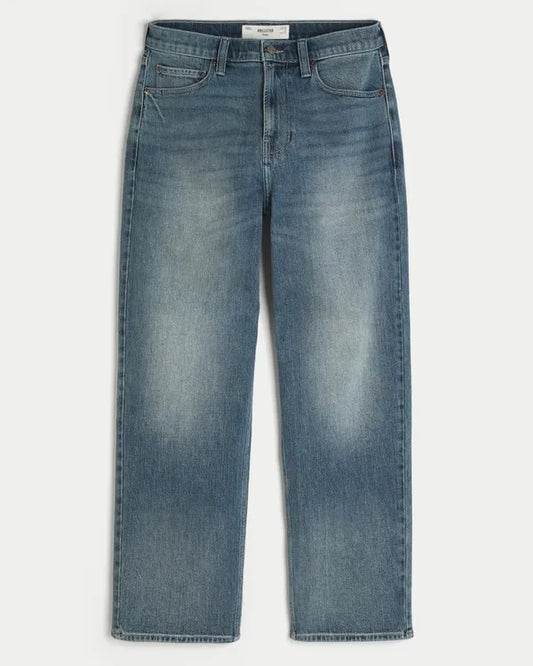 Embroidered Graphic Baggy Jeans