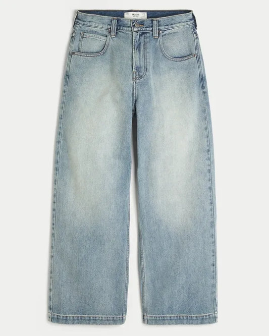 Dragon Graphic Super Baggy Jeans