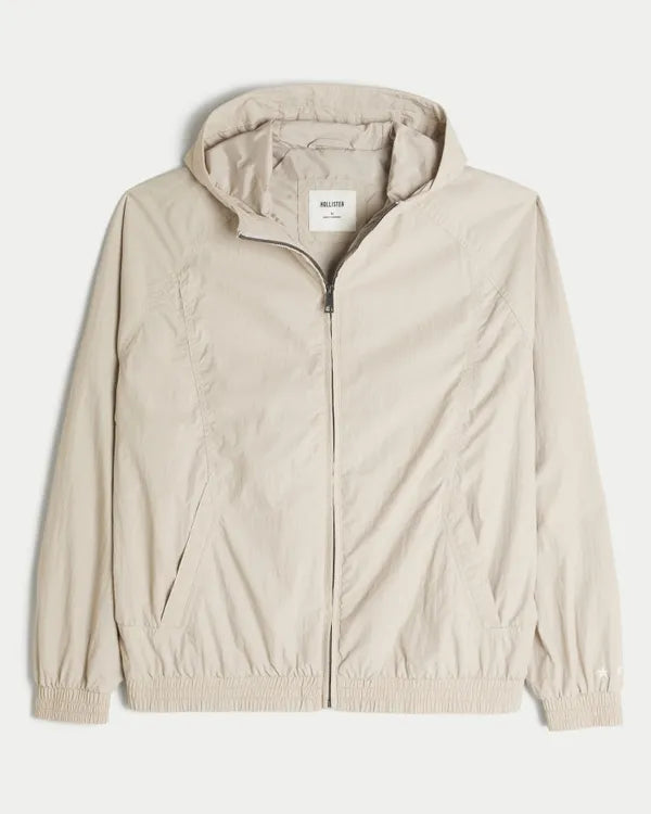 Hooded Windbreaker Jacket