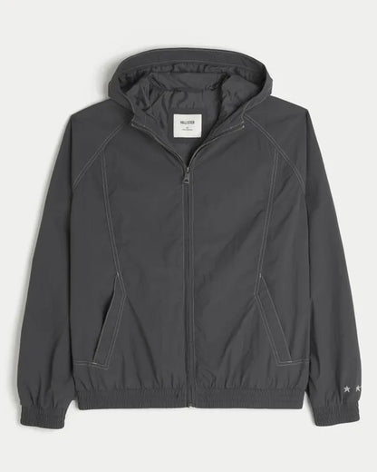 Hooded Windbreaker Jacket