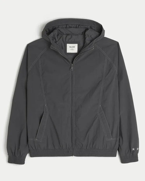 Hooded Windbreaker Jacket