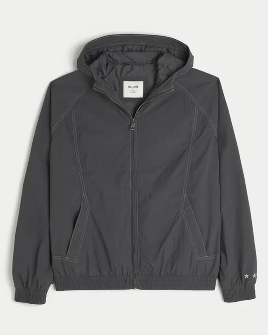 Hooded Windbreaker Jacket