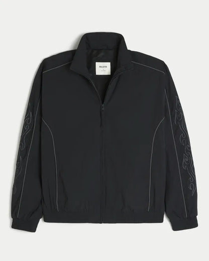 Flame Graphic Windbreaker