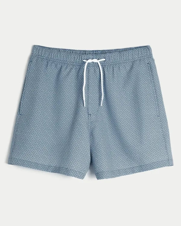 Seersucker Vacation Swim Trunks