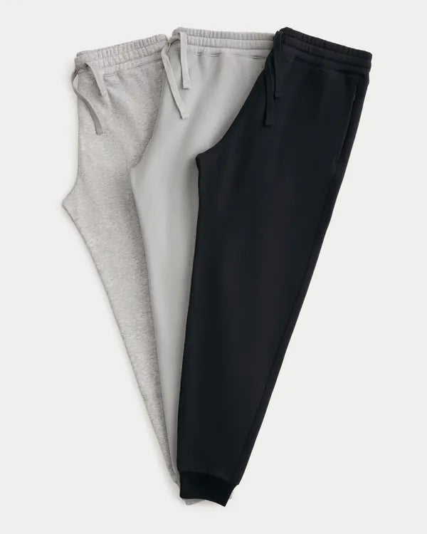 Relaxed Cinch Fleece Jogger 3-Pack