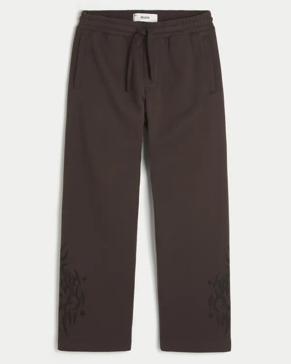 Hollister Feel Good Graphic Baggy Sweatpants
