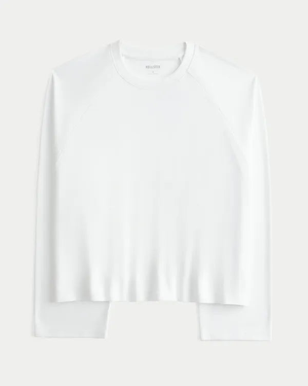 Easy Long-Sleeve Crew Top