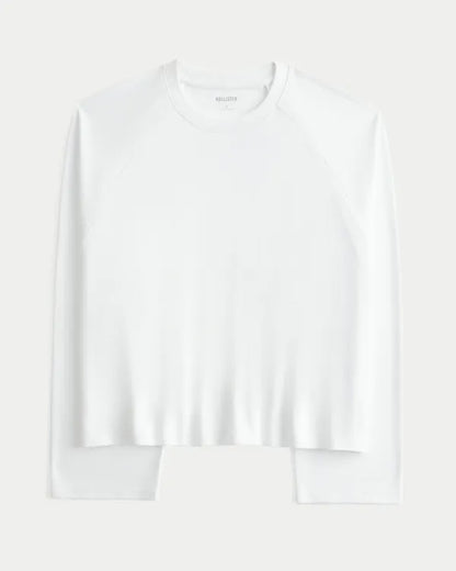 Easy Long-Sleeve Crew Top