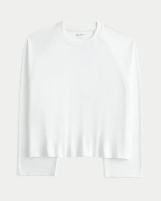 Easy Long-Sleeve Crew Top