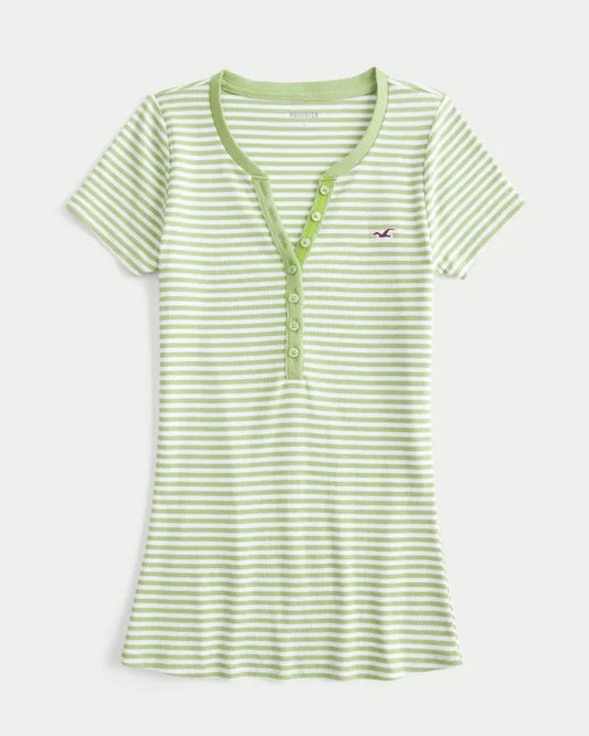 Short-Sleeve Icon Henley