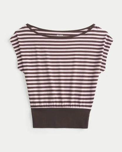 Banded Off-the-Shoulder Top
