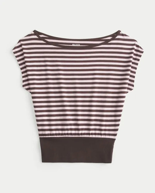 Banded Off-the-Shoulder Top