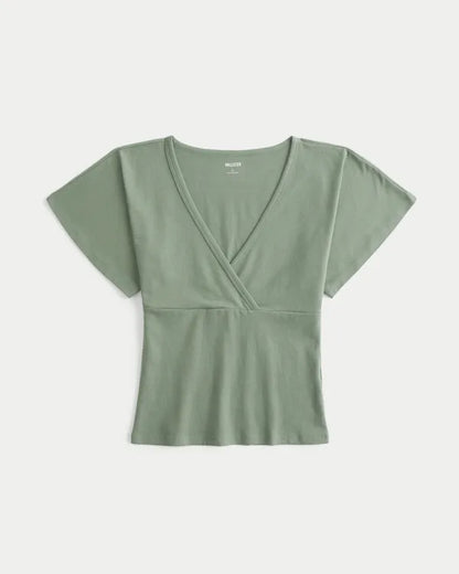 Wrap V-Neck Top