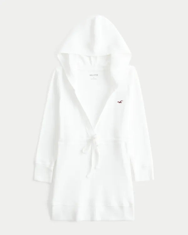 Three-Quarter Sleeve Hooded Icon T-Shirt