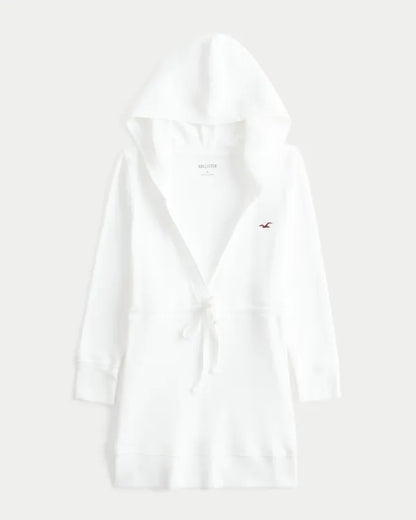 Three-Quarter Sleeve Hooded Icon T-Shirt