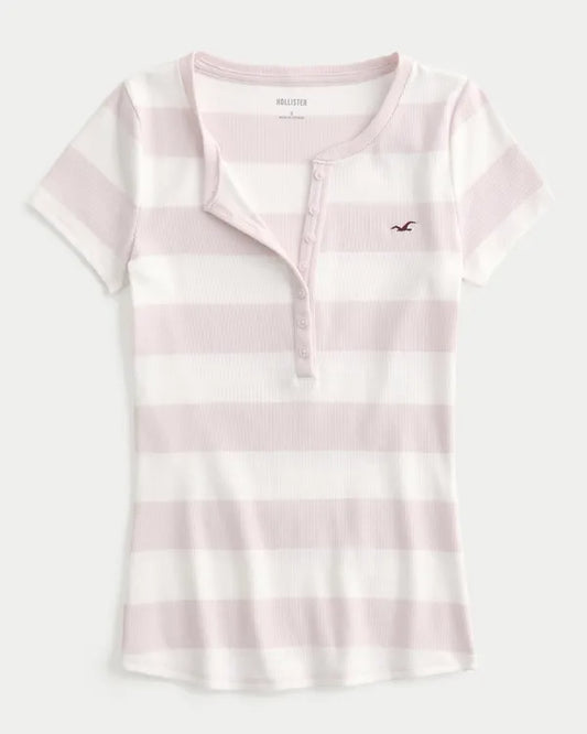 Short-Sleeve Icon Henley